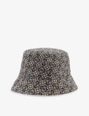 LOEWE Anagram reversible cottonblend bucket hat