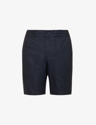 Orlebar Brown Cornell Slim-fit Linen Shorts In Blue