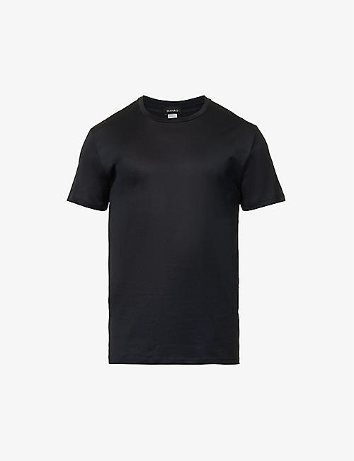 HANRO: Crew-neck regular-fit cotton-jersey T-shirt