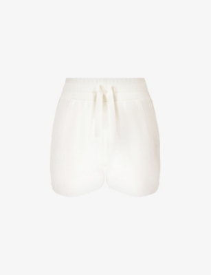 SWEATY BETTY: Revive relaxed-fit high-rise cotton and recycled polyester-blend shorts