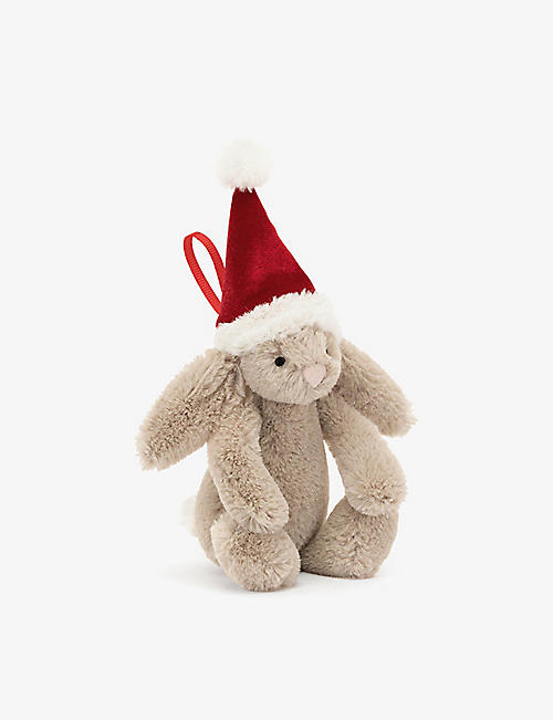 JELLYCAT: Bashful Bunny woven Christmas decoration 13cm