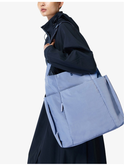 Sweaty Betty All Day 2.0 Logo-embossed Nylon Tote Bag in Blue