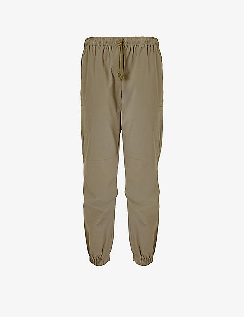 SWEATY BETTY: Quinn Cargo elasticated-waist slim-leg mid-rise stretch-woven trousers
