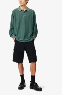 CARHARTT WIP: Logo-patch regular-fit cotton cargo shorts