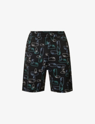 CARHARTT CARHARTT WIP MENS OUTLINE PRINT SUMOR GRAPHIC-PRINT REGULAR-FIT COTTON SHORTS 66883914