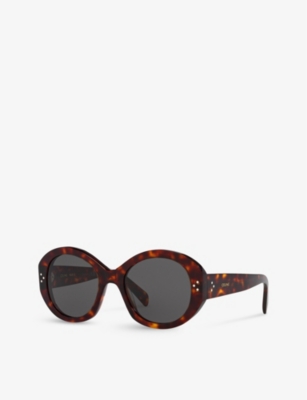 CELINE: CL000382 CL40240I round-frame acetate sunglasses