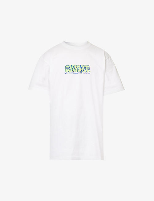 CARHARTT WIP: Heat Script logo-print cotton-jersey T-shirt
