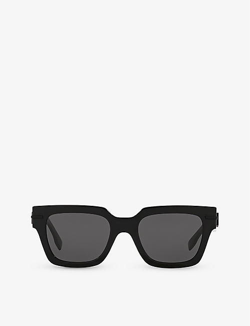 FENDI: FE40078I irregular-frame acetate sunglasses