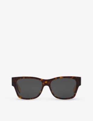 FENDI: FN000665 rectangle-frame acetate sunglasses