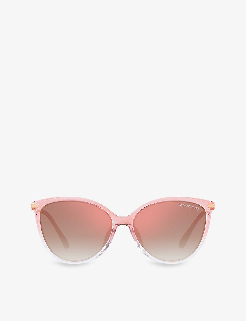 Shop Michael Kors Women's Pink Mk2184u Dupont Cat Eye Injected Sunglasses