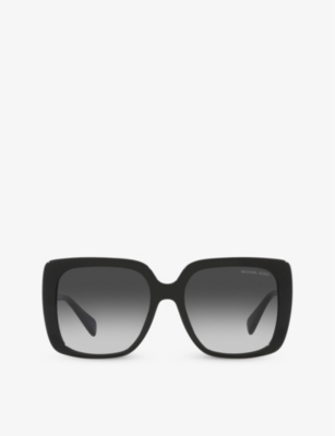 Michael Kors Womens Black Mk2183u Mallorca Square-frame Acetate Sunglasses