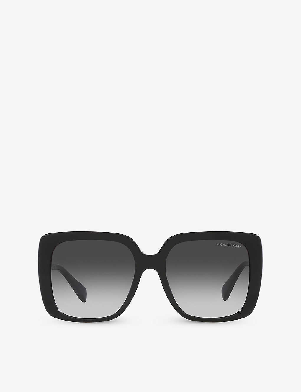 Michael Kors Womens Black Mk2183u Mallorca Square-frame Acetate Sunglasses