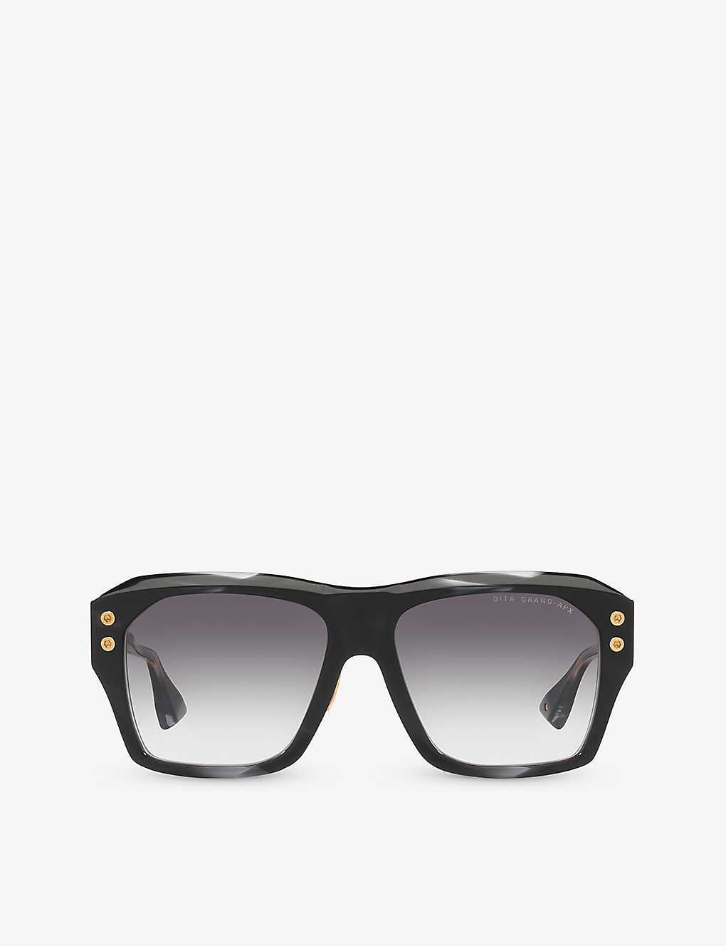 Dita Womens Black D4000425 Grand-apx Square-frame Acetate Sunglasses