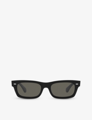 OLIVER PEOPLES: OV5510SU Davri rectangle-frame acetate sunglasses