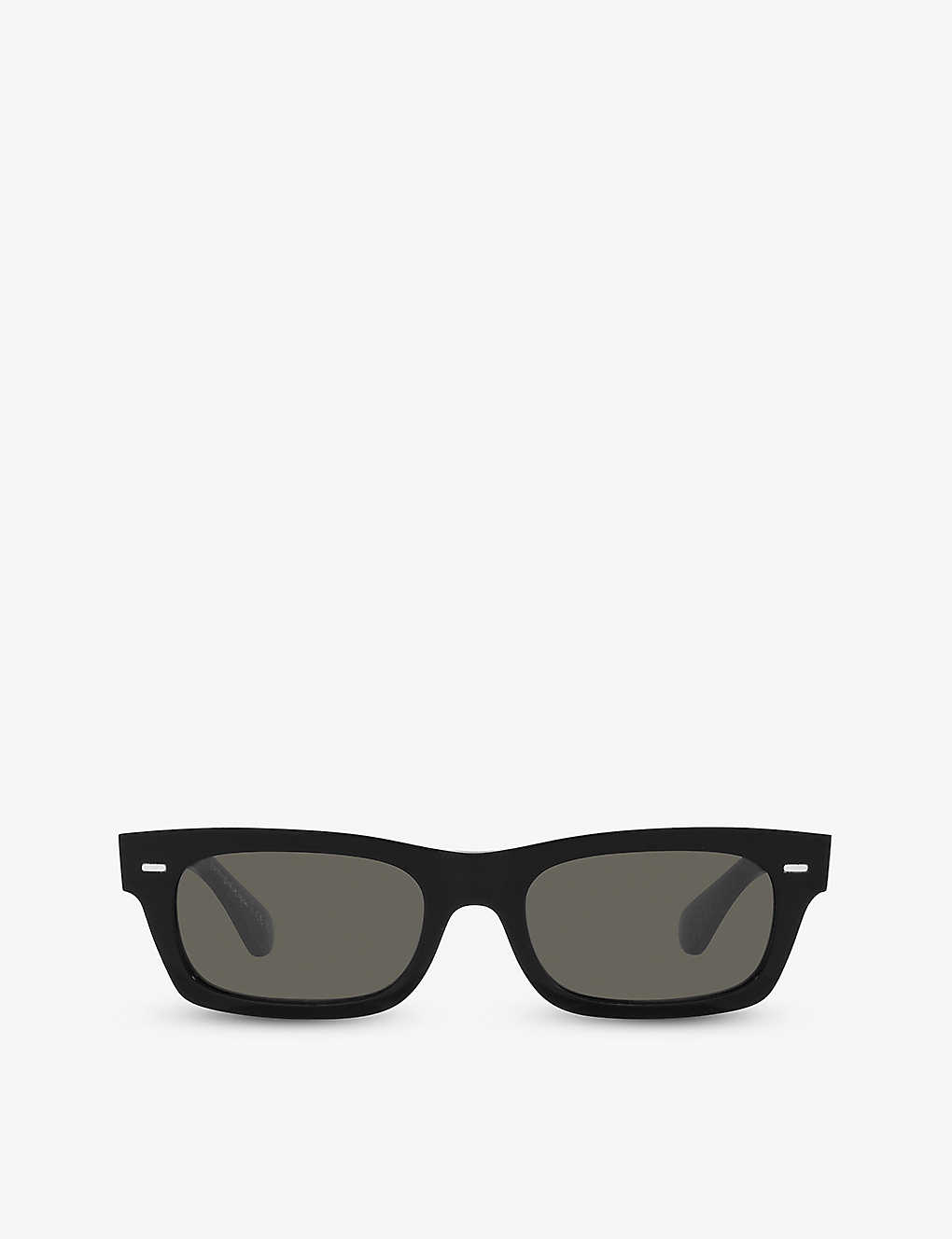 Oliver Peoples Womens Black Ov5510su Davri Rectangle-frame Acetate Sunglasses