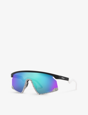 OAKLEY: OO9280 Bxtr rectangle-frame acetate sunglasses