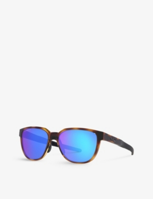 Oakley Mens Brown Oo9250 Actutator Rectangular-frame Acetate Sunglasses In Brown