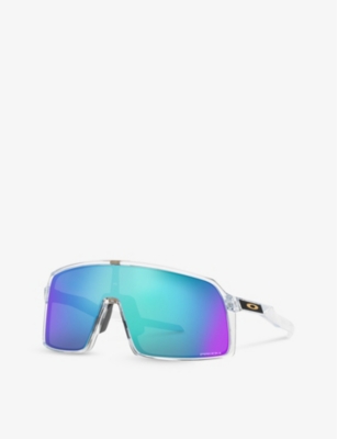 Oakley Womens Clear Oo9406 Sutro Rectangle-frame Acetate Sunglasses In Clear