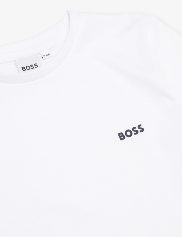 Logo-print short-sleeve cotton T-shirt 2-16 years