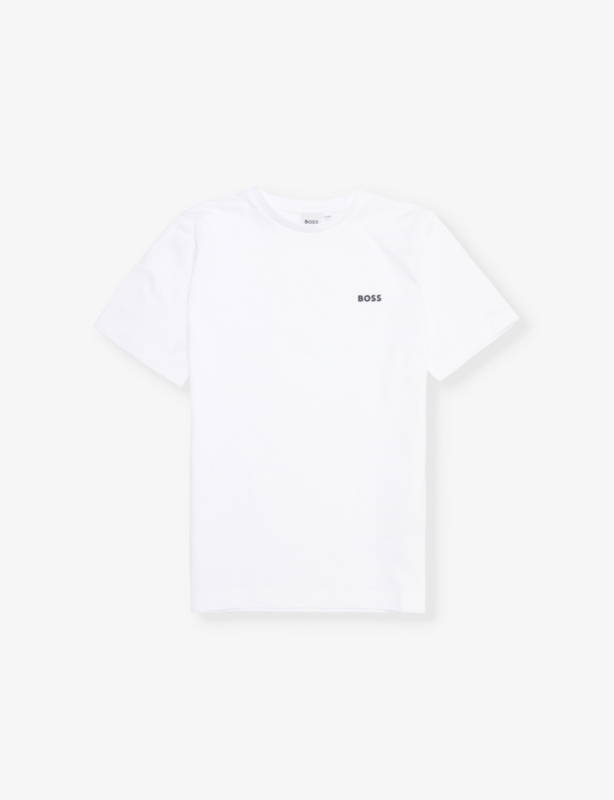 Logo-print short-sleeve cotton T-shirt 2-16 years
