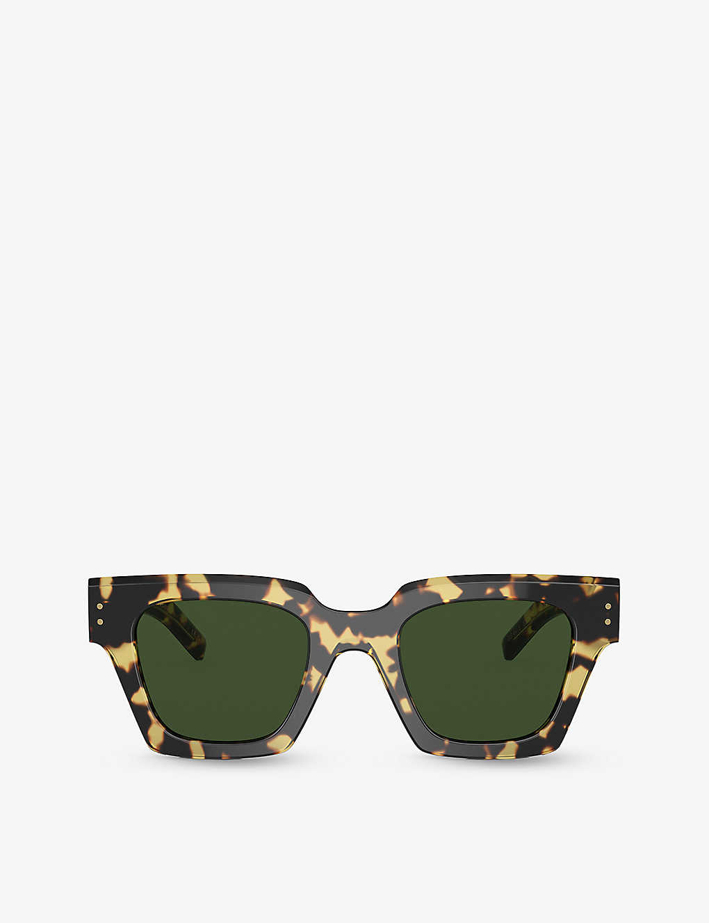 Dolce & Gabbana Dg4413 Square-frame Acetate Sunglasses In Yellow