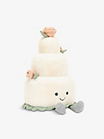 JELLYCAT: Amuseable Wedding Cake soft toy 19cm