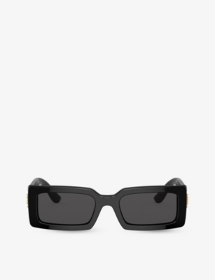 DOLCE & GABBANA: DG4416 rectangle-frame acetate sunglasses