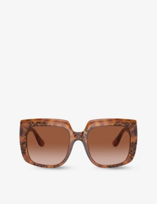 DOLCE & GABBANA: DG4414 square-frame acetate sunglasses