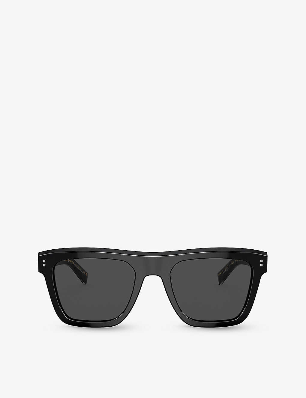 Dolce & Gabbana Dg4420 Square-frame Acetate Sunglasses In Black