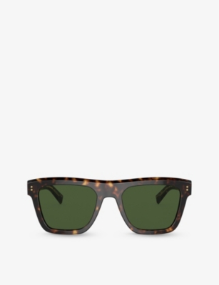 Dolce & Gabbana Dg4420 Square-frame Acetate Sunglasses In Brown