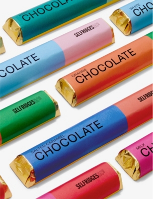 SELFRIDGES SELECTION: Orange milk chocolate bar 85g