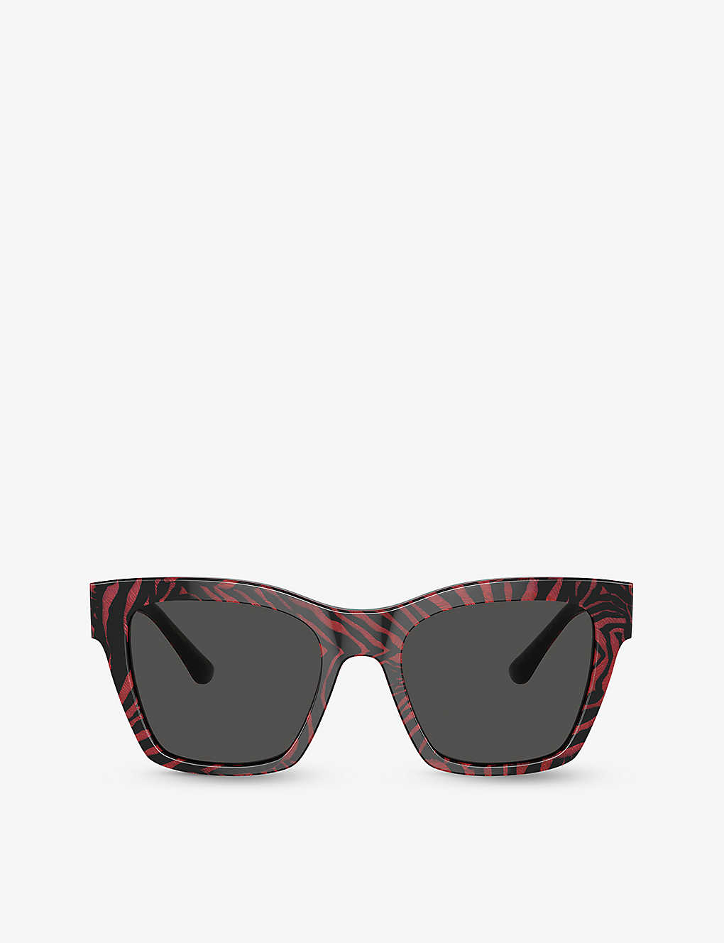 Dolce & Gabbana Dg4384 Square-frame Acetate Sunglasses In Red