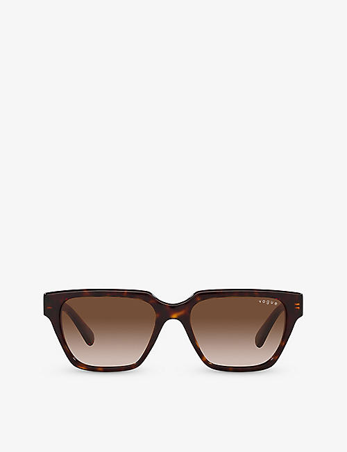 VOGUE: Vogue x Hailey Bieber VO5512S rectangle-frame acetate sunglasses