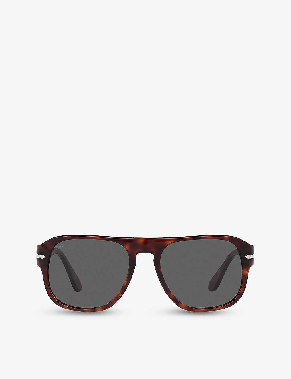 Persol Womens Brown Po3310s Pillow-frame Acetate Sunglasses