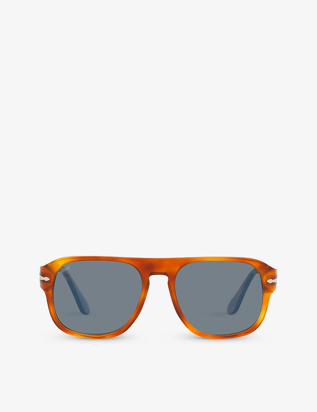 Persol Womens Brown Po3310s Jean Tortoiseshell-effect Pilot-frame Acetate Sunglasses