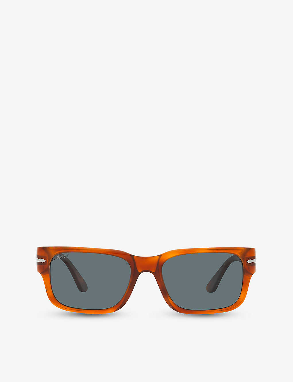 Persol Womens Brown Po3315s Rectangle-frame Tortoiseshell Acetate Sunglasses