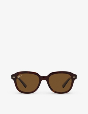 RAY-BAN: RB4398 Erik tortoiseshell acetate sunglasses