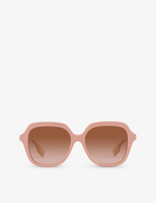 BURBERRY: BE4389 Joni square-frame brand-embellished acetate sunglasses