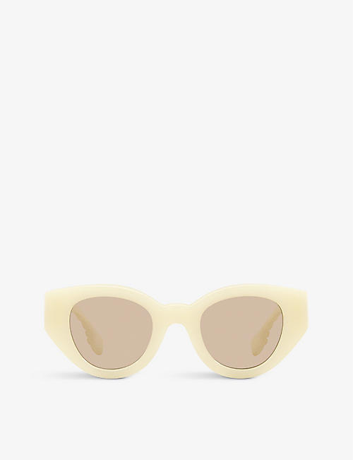 BURBERRY: BE4390 Meadow phantos-frame acetate sunglasses