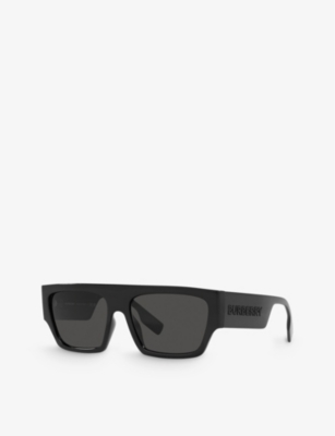 Burberry Womens Black Be4397u Micah Tinted-lens Square-frame Acetate Sunglasses In Black