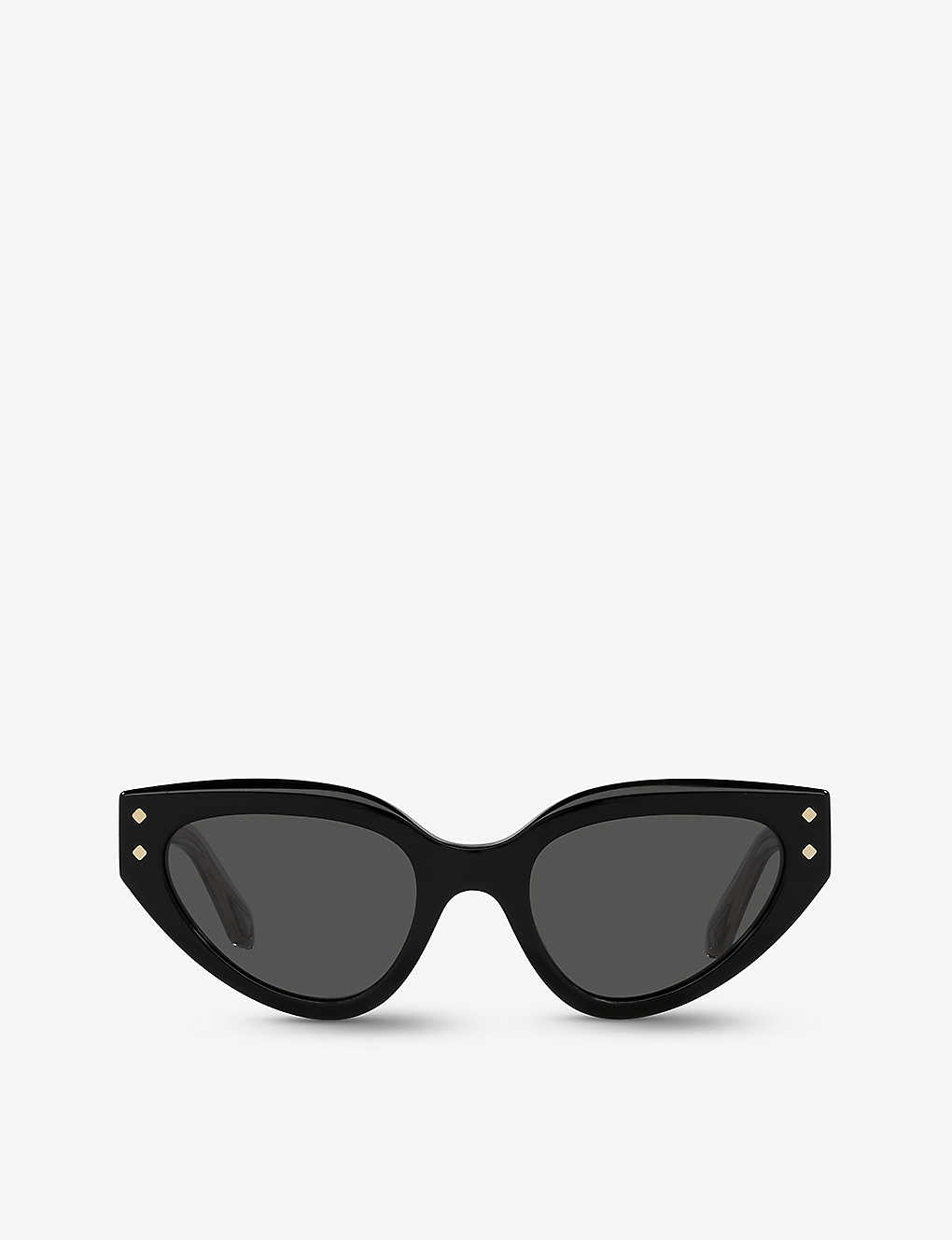 Bvlgari Bv8256 Cat-eye-frame Acetate Sunglasses In Black
