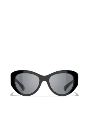 Pre-owned Chanel Woman Sunglasses Square Sunglasses Ch5505