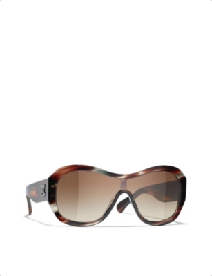 CHANEL: Shield Sunglasses