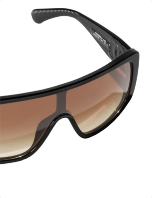 CHANEL: CH5495 Shield-Frame Acetate Sunglasses