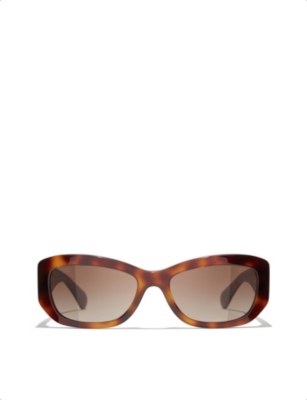 CHANEL: Rectangle Sunglasses