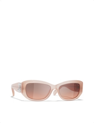 CHANEL: Rectangle Sunglasses