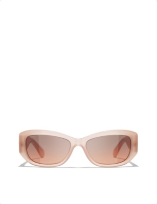 CHANEL: Rectangle Sunglasses