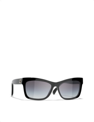 CHANEL: Rectangle sunglasses