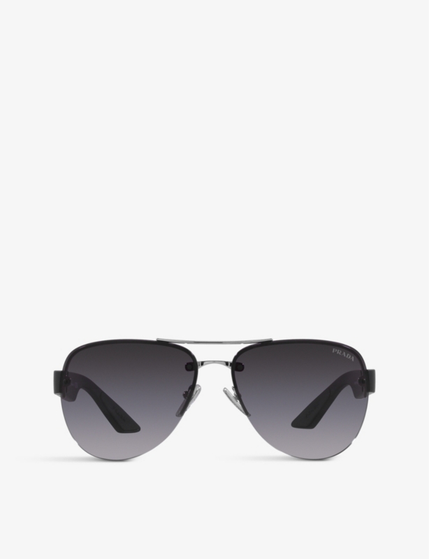 PS 52YS pilot-frame metal sunglasses