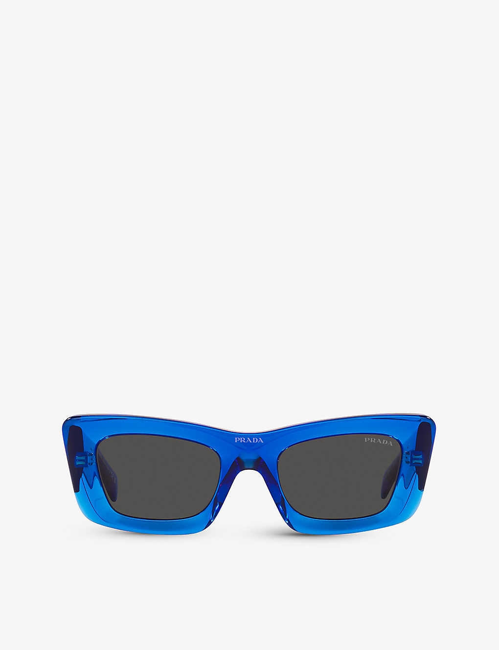 Prada Womens Blue Pr 13zs Acetate Sunglasses